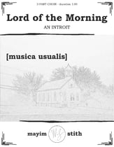 Lord of the Morning SAB choral sheet music cover